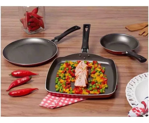 Brinox frying pans square non-stick Made in Brazil