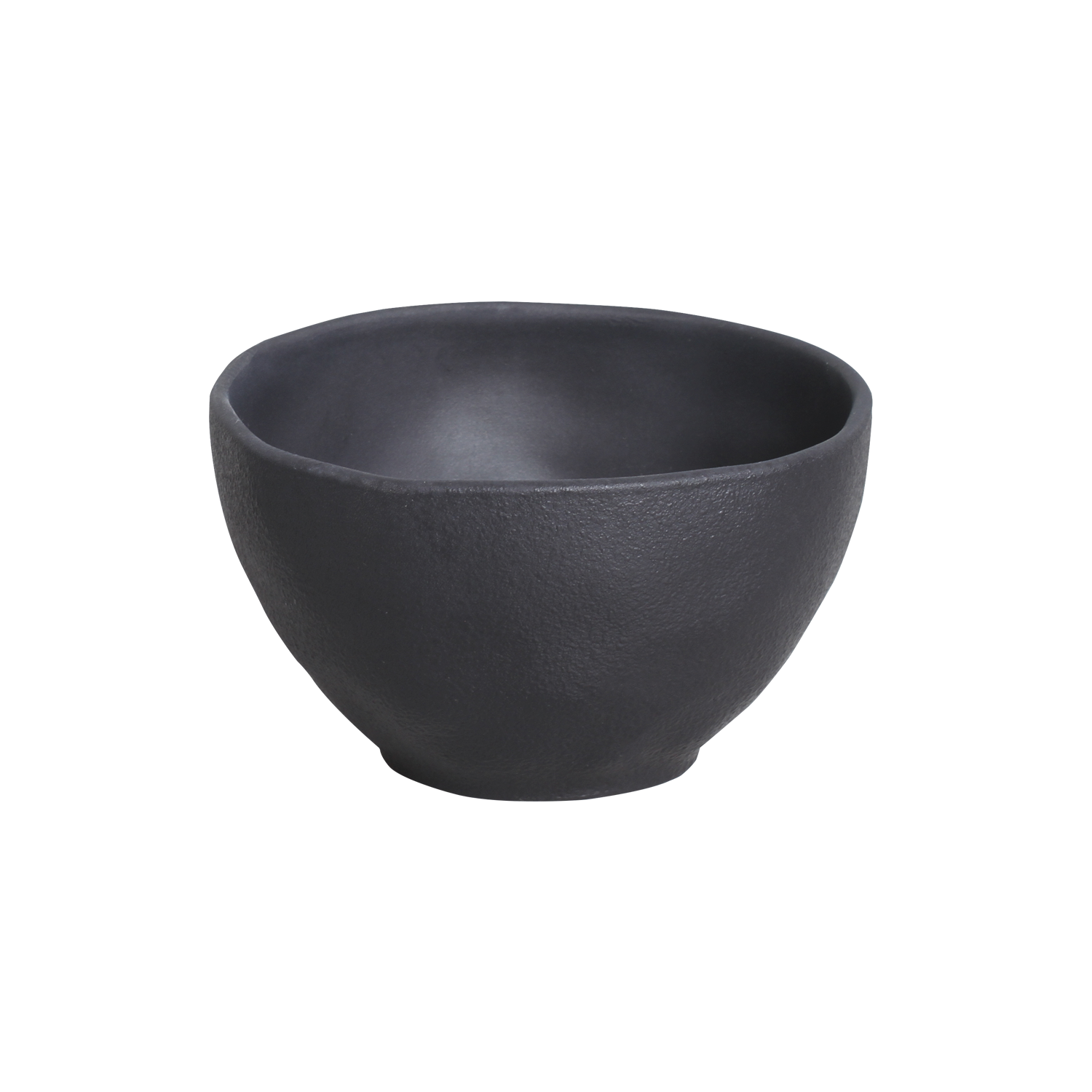 Bowl  Stoneware 13,3 cm x 7,7 cm   558 ml Black Matte Colour Made in Brazil Organic Shape Porto Brasil Ceramic Make a Set