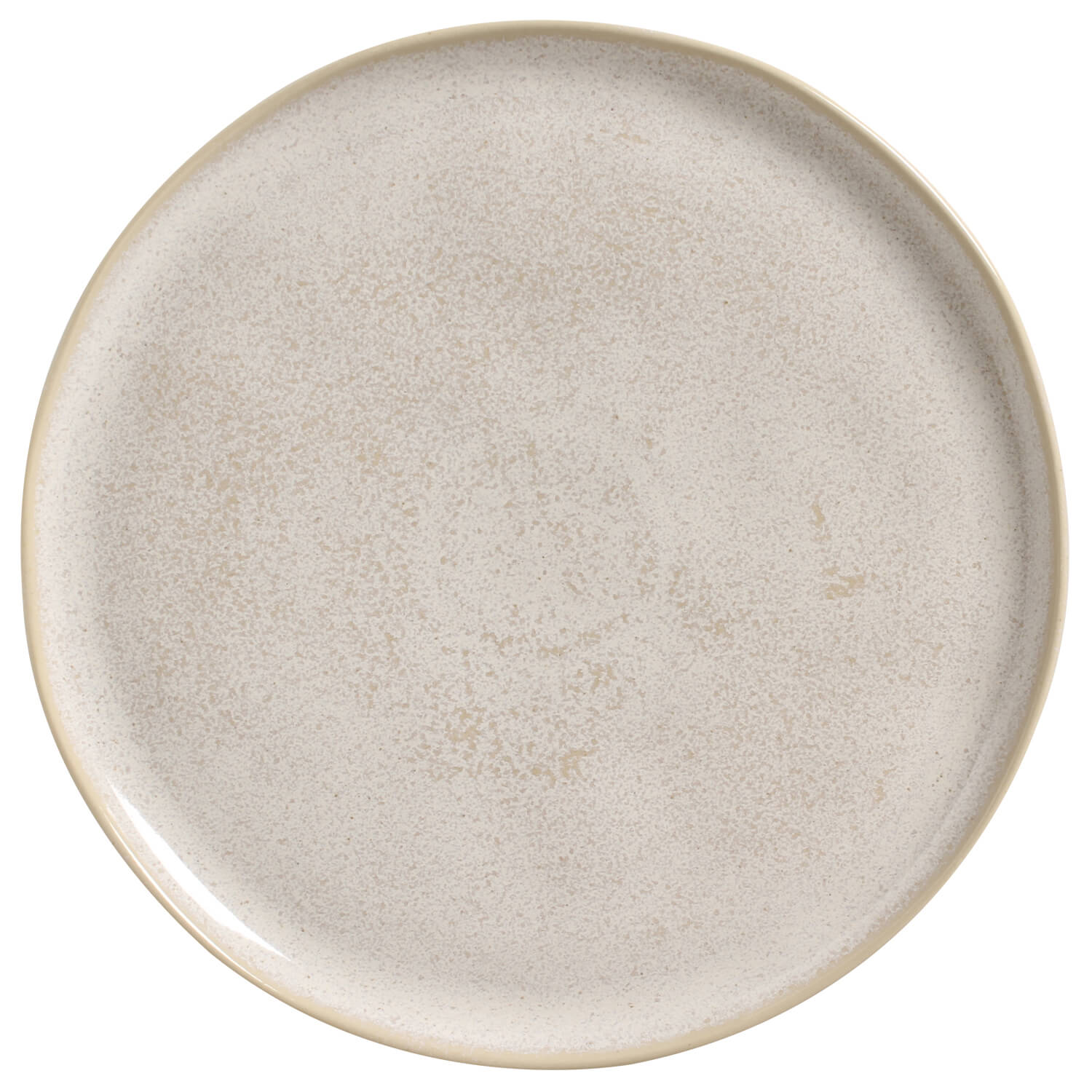 Dinner Plate Stoneware 29 cm Porto Brasil  Bio Shape Latte Colour Made in Brazil Ceramic Make a Set