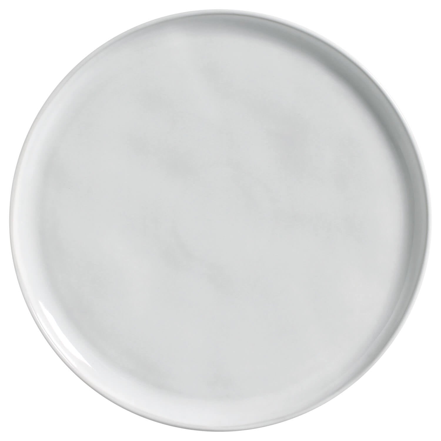 Dinner Plate Stoneware 29 cm Porto Brasil  Bio Shape New White Colour Made in Brazil Ceramic Make a Set