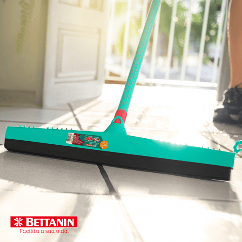 Bettanin Medium Max Squeegee has dual 45 cm EVA Rubber and Claws to Secure the Cloth - Made in Brazil