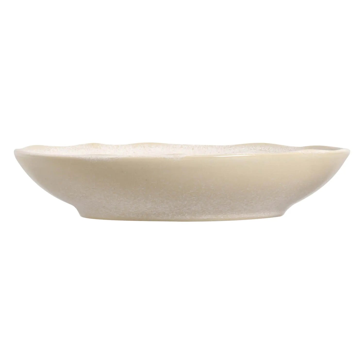 Bowl Stoneware 22.5 cm 830 ml Latte Colour Bio Shape  Made in Brazil   Ceramic  Porto Brasil Make a Set