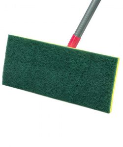 Bettanin Abrasive Mop for Rough Surfaces - With Silver Ions Technology that Eliminates 99.9% Bacteria - Made in Brazil