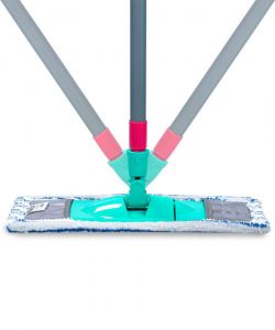 Bettanin Floor Mop with Reusable Microfiber Pad 360 Degrees Usage Made in Brazil