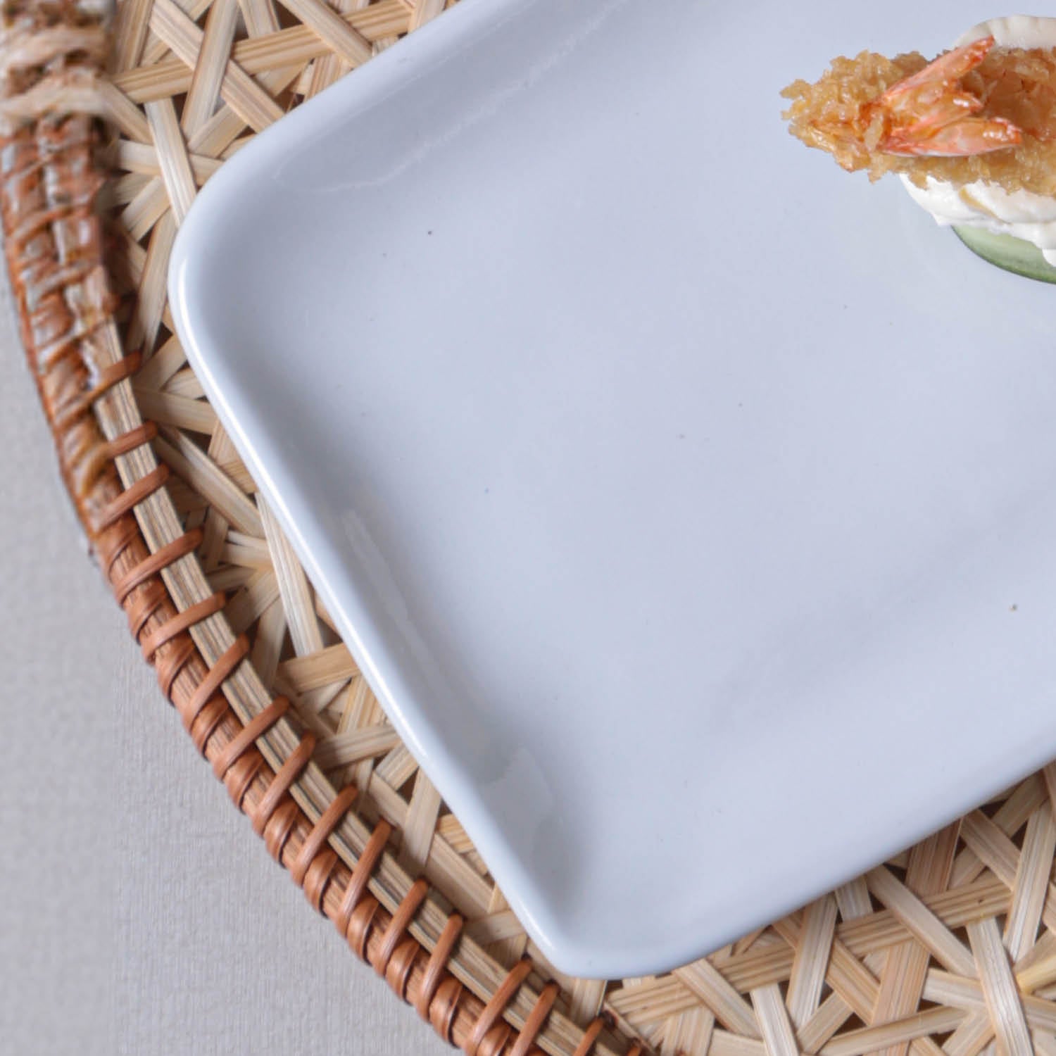 Platter Tray Stoneware 33 cm x 13 cm  New White  Colour Made in Brazil Organic Shape Porto Brasil Ceramic Make a Set