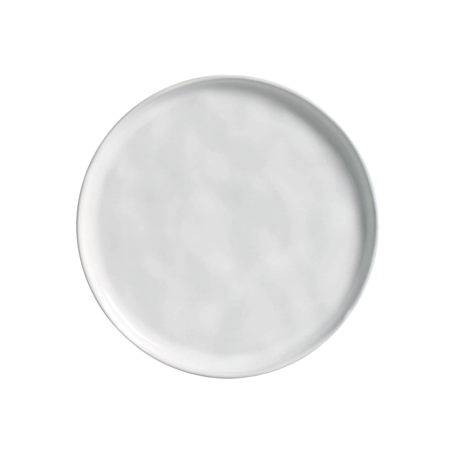 Bread Plate Stoneware 15.5 cm x 1.6 cm  New White Colour Made in Brazil Bio Shape Porto Brasil Ceramic Make a Set