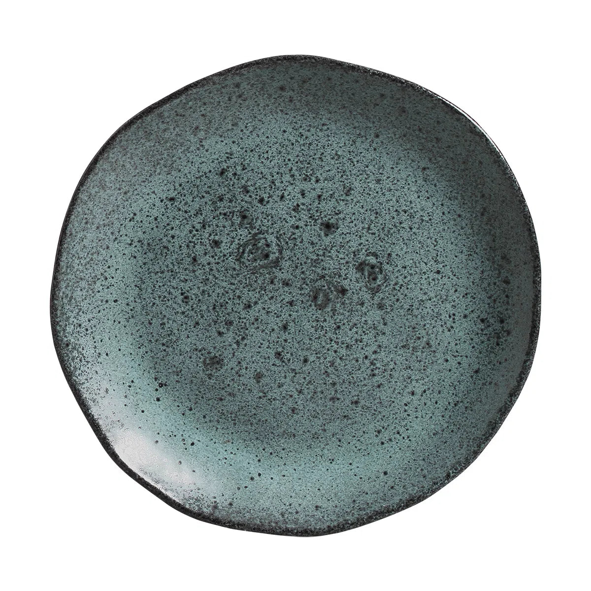 Dessert Plate Stoneware 19.5 cm Night Sky Colour Made in Brazil Organic Shape Porto Brasil Ceramic Make a Set