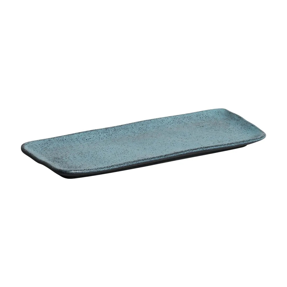 Platter Tray Stoneware 33 cm x 13 cm  Night Sky Colour Made in Brazil Organic Shape Porto Brasil Ceramic Make a Set