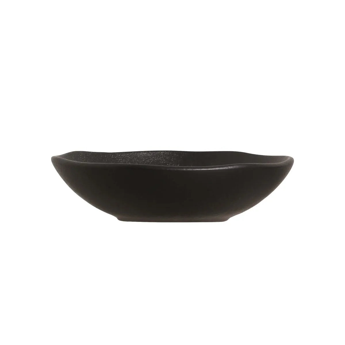 Bowl  Stoneware 17.5 cm x 5.5 cm   520 ml Black Matt Colour Made in Brazil Organic Shape Porto Brasil Ceramic Make a Set