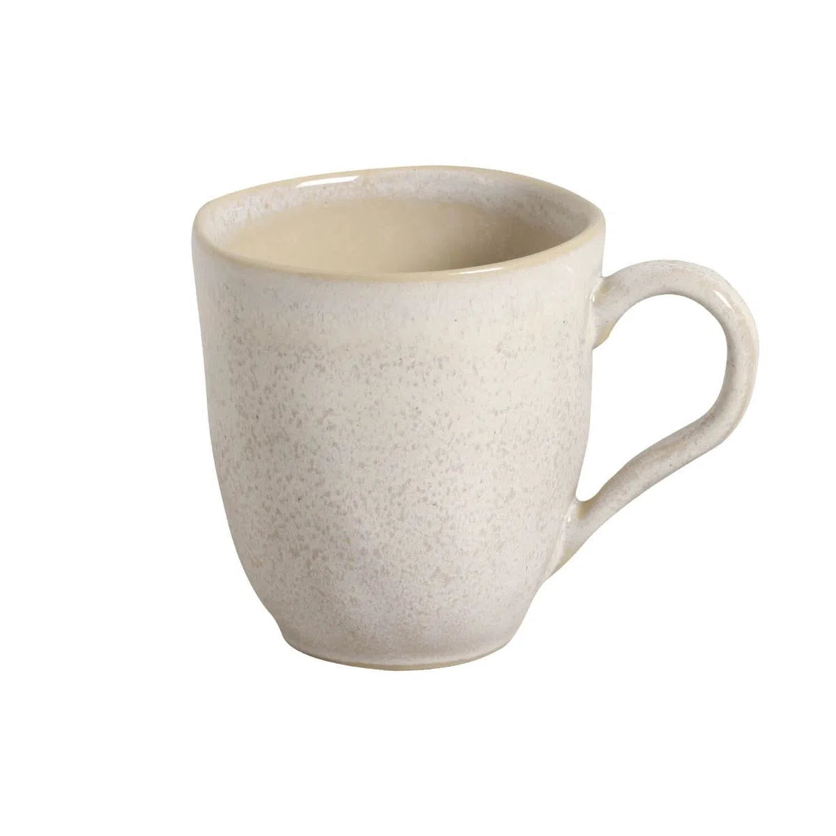 Mug Stoneware 273 ml cm Latte Colour Made in Brazil  Organic  Shape Porto Brasil Ceramic Make a Set