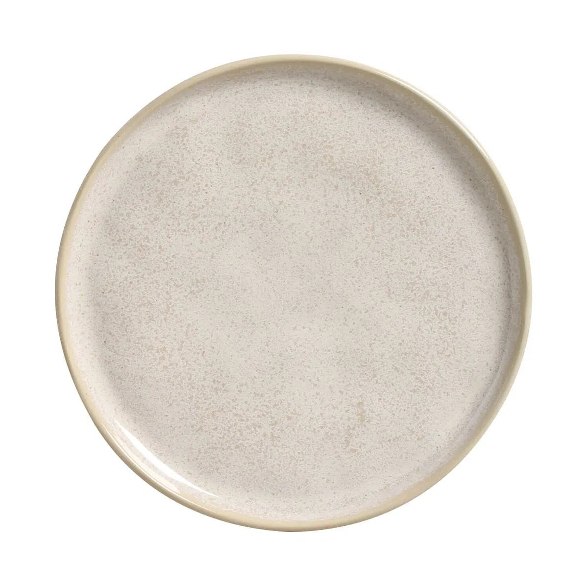 Dessert Plate Stoneware 21.5 cm Porto Brasil Bio Shape Latte Colour Made in Brazil Ceramic Make a Set