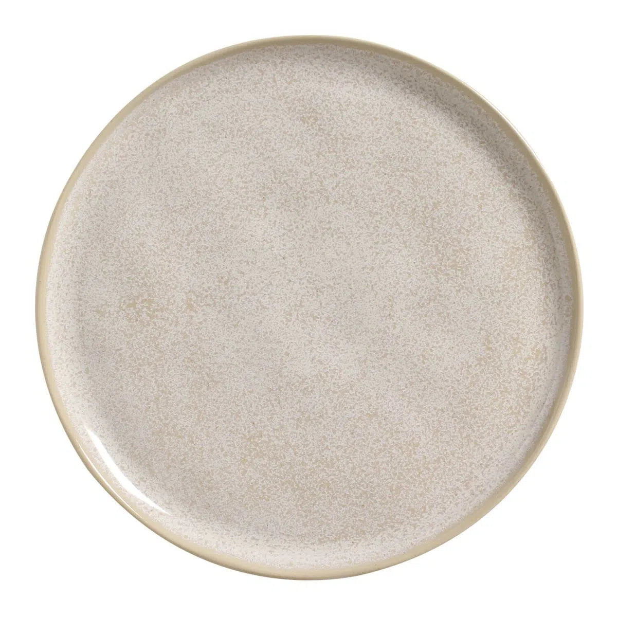 Dinner Plate Stoneware 27.5 cm Porto Brasil  Bio Shape Latte Colour Made in Brazil Ceramic Make a Set