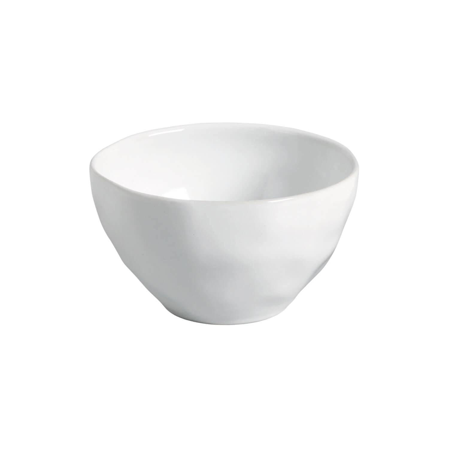 Bowl  Stoneware 13,3 cm x 7,7 cm   558 ml New White  Colour Made in Brazil Organic Shape Porto Brasil Ceramic Make a Set