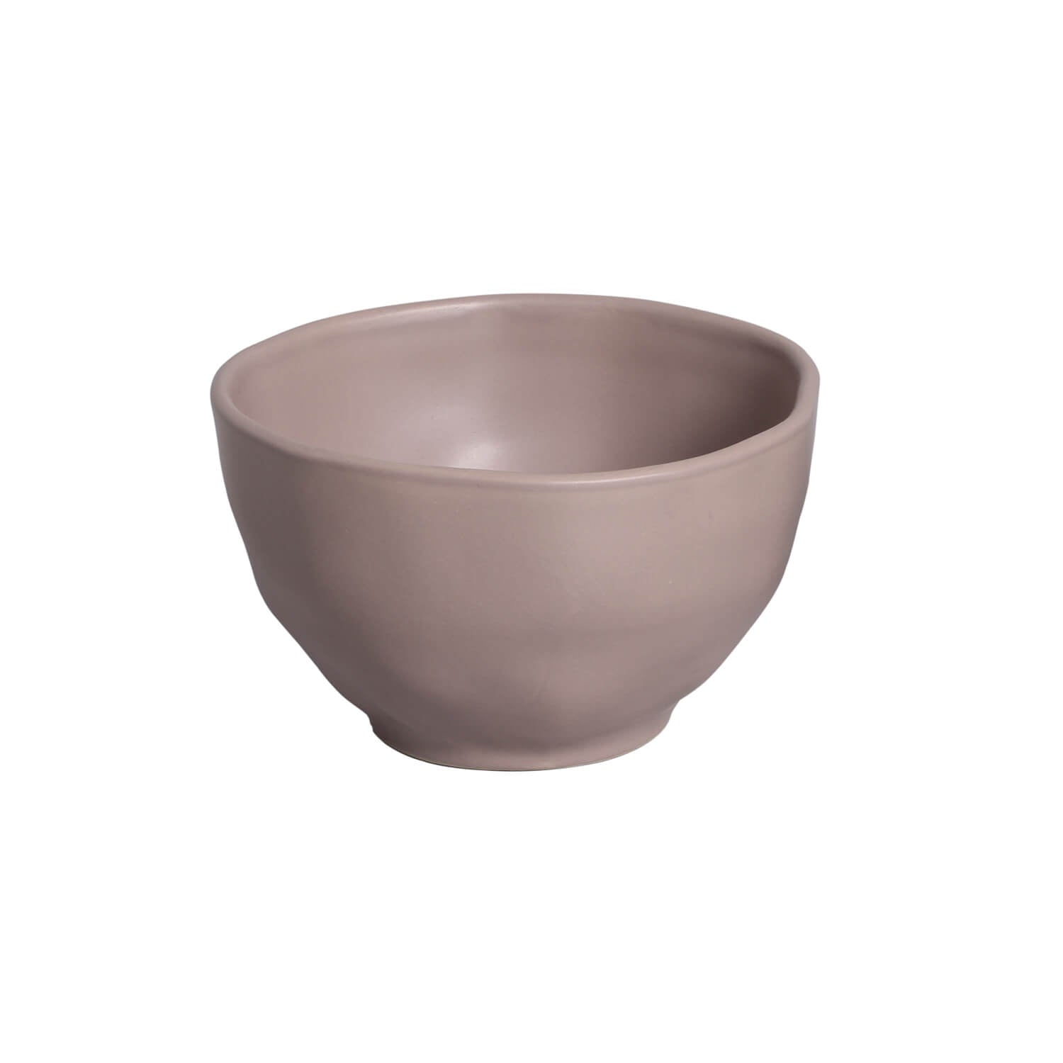 Bowl  Stoneware 13,3 cm x 7,7 cm   558 ml Mahogany  Colour Made in Brazil Organic Shape Porto Brasil Ceramic Make a Set