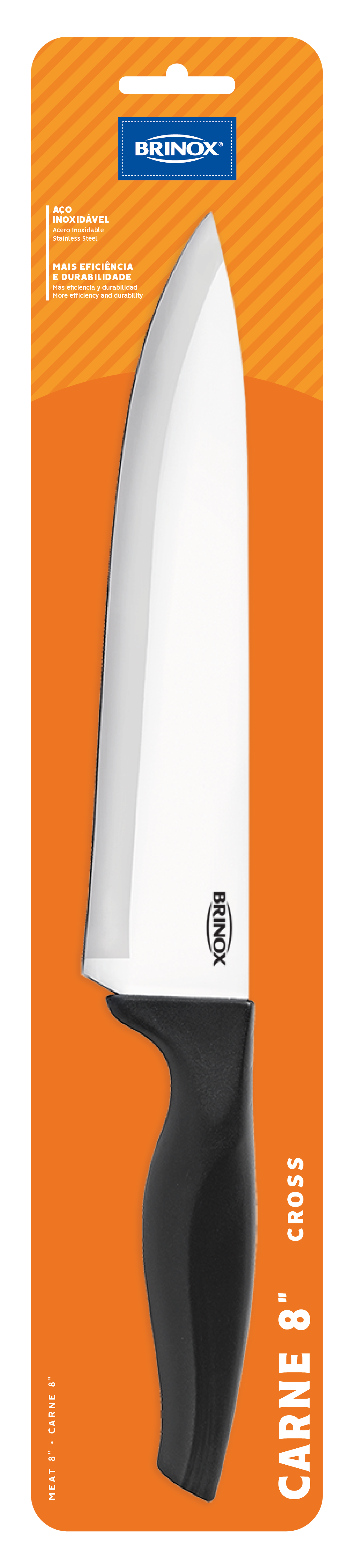 Brinox 7” Kitchen Knife - precise and secure cutting - best cost benefit in the affordability and functionality segment