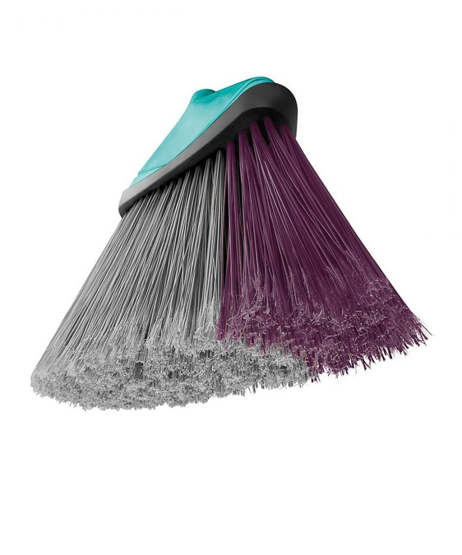 Bettanin Floor Broom with Strong Iron Handle Made in Brazil - Upright Long Handle Broom with Stiff Bristles - Multipurpose Cleaning Tool Perfect for Home or Office Use - Ideal for All Sweeping Cleaning Job