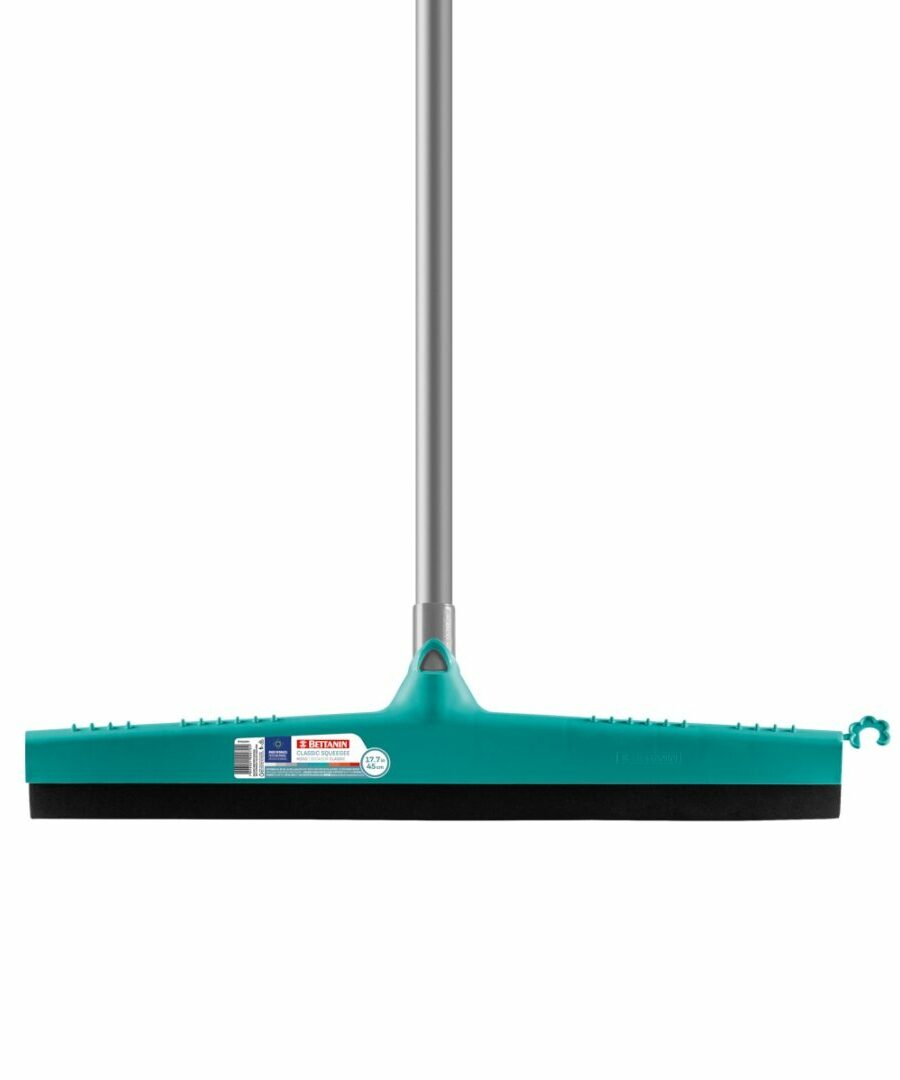 Bettanin Medium Max Squeegee has dual 45 cm EVA Rubber and Claws to Secure the Cloth - Made in Brazil