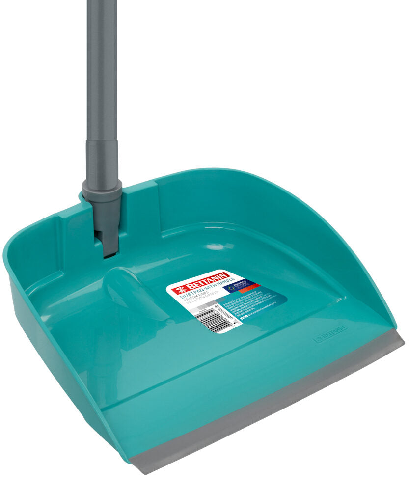 Bettanin Clipa  Dustpan with Hand Broom  - 29 cm with - Made in Brazil