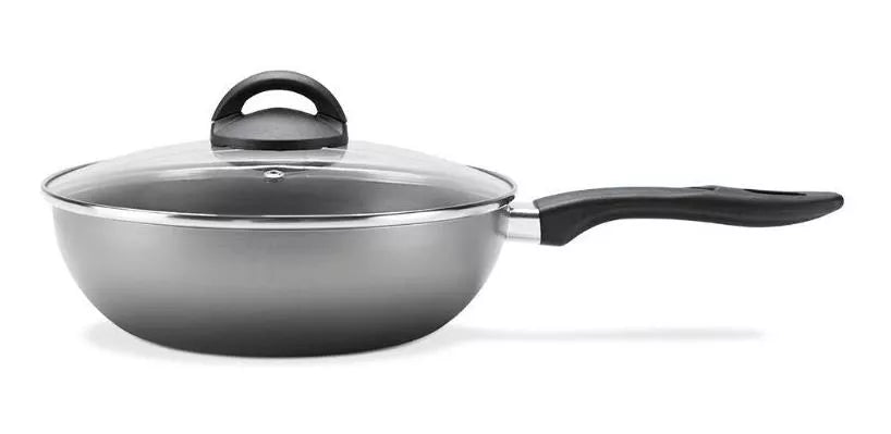 Brinox 24cm 2.3 L Non-stick Wok pan – easy and fast to cook and clean - Made in Brazil.