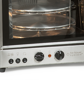 Convection Rotating Oven Compact 4 Trays Free  Made in Brazil  FGE 4B 3 Years Warranty CE Certified  Ideal for Small  Spaces 51cm x 64cm x 57.5cm