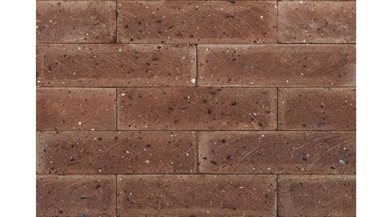 Ecological Brick  color by Tijox -  Color Tobaco Made in Brazil  25 cm x 7 cm  - Price per m2