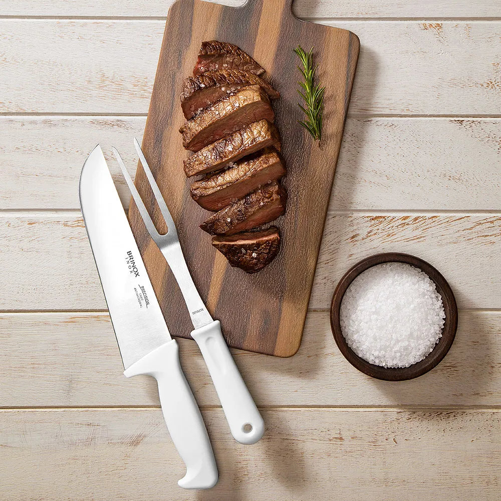 Brinox 8” Chef Knife - Precision Range - Perfect balance between handle and blade - Secure Cutting - Stainless Steel Blades.