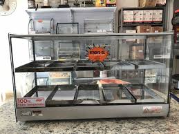 EVR Heated Display Case  with 10 Free Trays Super Compact The Best Price in the Market  77x36,5x44,5cm 10BD 360 Degrees View Mande in Brazil LED